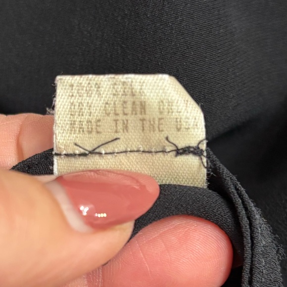 Carolina Herrera New York Elegant Silk Black Button-Up Shirt Dress Size 4 - Picture 10 of 10